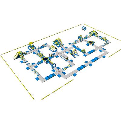 중국 관례 TUV 증명서를 가진 뜨 물 게임/거대한 팽창식 바닷물 공원 판매용