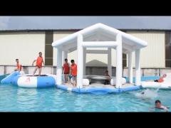 Bouncia Floating Island Combo for Family | Floating Leisure Platform Island Combo with Loungers