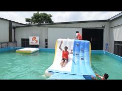 Bouncia Commercial Floating Water Game | Rope Slide, Inflatable Water Slide Suppplier