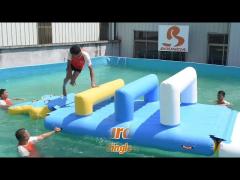 Bouncia Inflatable Water Game Sale |Try to Cross the Different Height Hurdles as Quickly as Possible