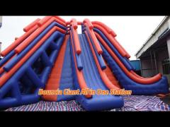 Bouncia‘s Giant All in One Station, Experience Sliding, Climbing or Diving | Water Park Supplies