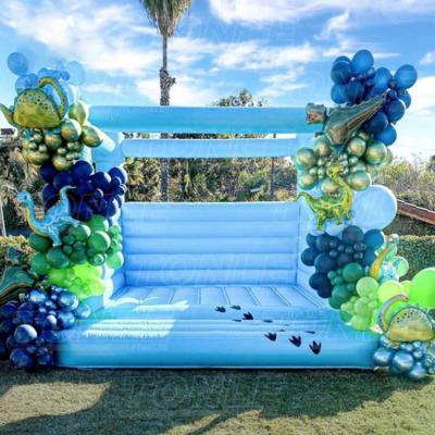 China White Bouncy House Wedding Inflatable Bounce Castle Wedding/Event Bounce House Outdoor/Indoor custom size cheap qulity for sale