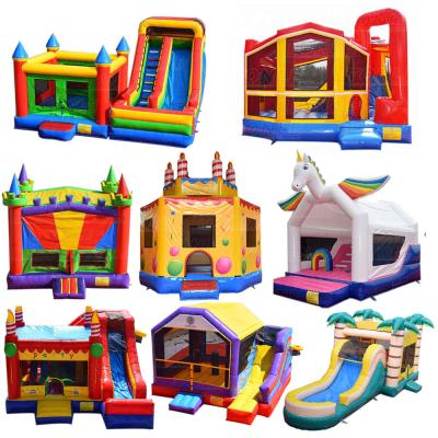 China Retail Inflatable Bouncer Backyard School Amusement Park Party Castle Bounce Commercial Birthday Party Rental Bounce House With Combo Slide Bounce House Water Slide for sale