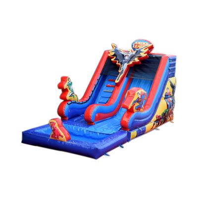 China Custom party/outdoor/indoor factory movie characters theme small inflatable water slide for sale for sale