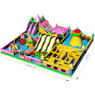 China Park Playground/Playground/Square/School Playground Indoor Playground etc. Custom Inflatable Castle Inflatable Theme Park Amusement Park For Kids for sale