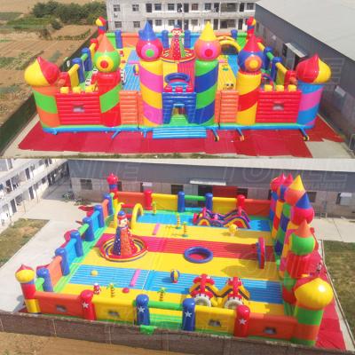 China Very Popular Event/Outdoor/Indoor Big Inflatable Bounce Park The World's Biggest Bounce House Adult And Kids Inflatabe Theme Park For Sale for sale