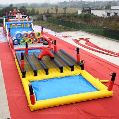 China water pool/inflatable water park of lack/sea pirate theme etc. with obstacle and swimming pool for sale for sale