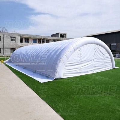 China Event / Exhibition / Park / Party Custom Oxford White Cloth Inflatable Tent For Swimming for sale