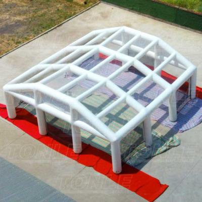 China Airtight Inflatable White Tent Airtight Clear Inflatable Pool Dome, Inflatable Pool Cover, Canton Inflatable Tent for sale