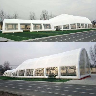 China Wedding/Event/Giant Transparent Inflatable Tent Custom Made Outdoor White Inflatable Wedding Party Exhibition Tent/Park/Factory Large For Event for sale