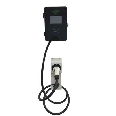 China 7kw Portable AC EV Charger OCPP EV Charger Level 3 Electric Car Charging Solar EV Charging Station 600*400*280 for sale