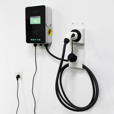 China EV charger suppliers 22kw EVCC AC wallbox EV charging solution car charger AC003 for sale