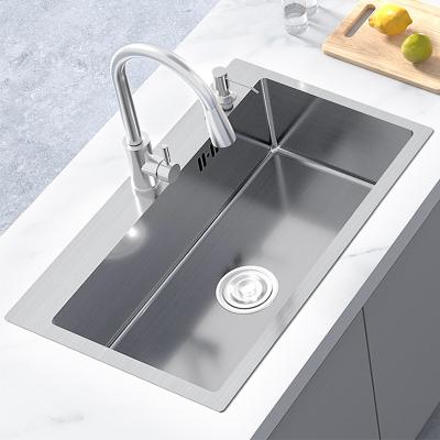 China Viable kitchen sink, single tank and reinforced stainless steel, Taichung house for sale