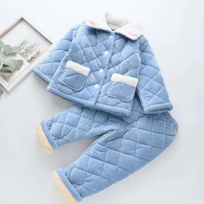 China Breathable Super Thick Warm Sherpa Fleece Winter Pajamas Sets For Girls Wholesale Price OEM Order Supported for sale