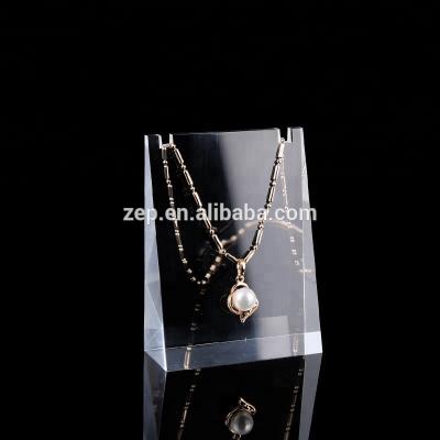 China Eco-friendly Acrylic Jewelry Stand Clear Necklace Display Wholesale Cheap Price for sale