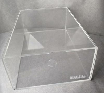 China High Transparent Clear Acrylic Shoe Box Sustainable With Drawer for sale