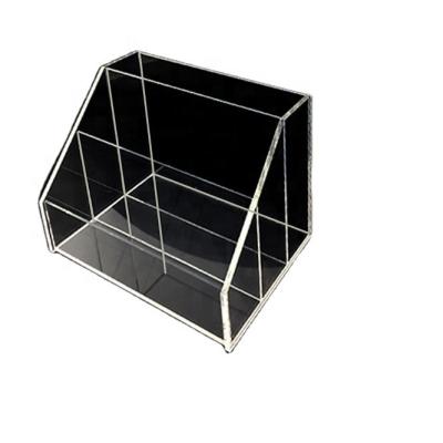 China Viable clear plastic storage box for custom mask makeup display stand for sale