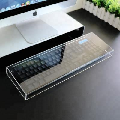 China Eco-friendly and durable desktop clear acrylic dust cover for keyboard perspex display stand for sale