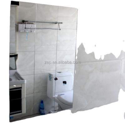 China Durable And Eco-friendly Custom Silver Acrylic Mirror Wall Stickers For Home Decoration for sale