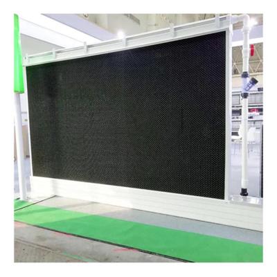 China Ventilation and Cooling Shield Plastic PVC Frame Honeycomb Media Evaporative Cooling Pad for Poultry Farm Greenhouse for sale