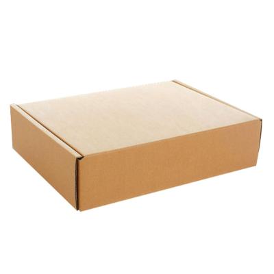 China Recyclable Corrugated Kraft Box Custom Recyclable Paper Gift Box For Clothing Packaging for sale