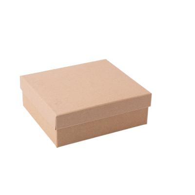 China Good Quality Brown Kraft Paper Gift Box Recyclable Paper Luxury Packaging for sale