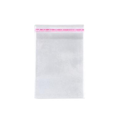 China Custom New Arrivals Recyclable Transparent PE Poly Polyethylene Self Adhesive Bag for sale