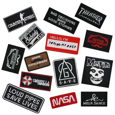 China Viable hot selling garment embroidery patch customized by products china factory embroidery patch for sale