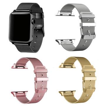 China Classic Retro Replacement Watch Bands Belt Buckle Milan Pin Buckle Watch Bands For Apple Watch 7 6 5 4 3 2 1 for sale