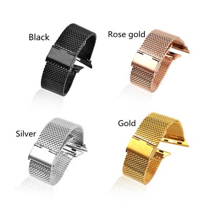 China Luxury Hot Selling Milanese Replacement Watch Bands Stainless Steel Men's Milanese Apple Watch Band Apple Watch Band for sale