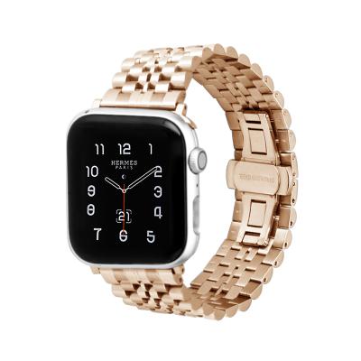 China Replacement Watch Bands HOT Classic Amazon Stainless Steel Strap New Watch Bands For Apple Watch 7 6 5 4 3 2 1 for sale