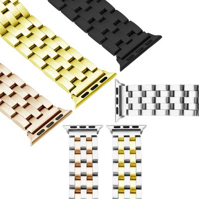 China Hot Selling Watch Band Replacement Watch Bands 38mm 40mm 41mm 42mm 44mm 45mm Stainless Strap Watch Bands For Apple Watch for sale