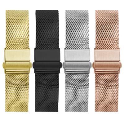 China Galaxy Watch 3 Active Stainless Steel Mesh Ring 44mm Strap20mm 2 44mm 42mm Replacement Watch Bands Compatible With Samsung Replacement Watch Band for sale