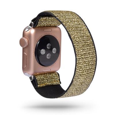 China New Replacement Watch Bands Fasion One Piece Braided Strap For Apple Watch Nylon Band for sale