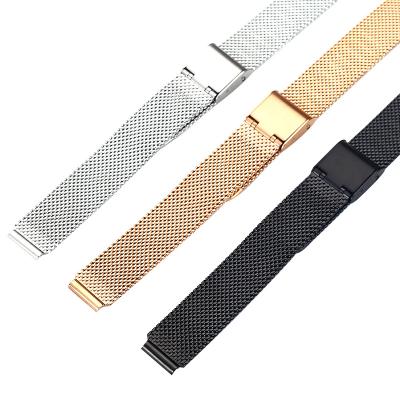 China Replacement Watch Bands Stainless Steel Milanese Braided Watch Band For Xiaomi 2 3 4 5 6 Smart Strap for sale