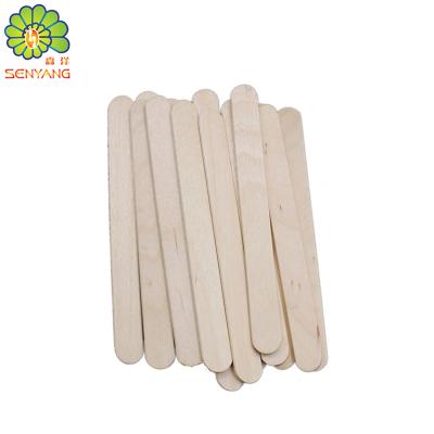 China Food Grade Sustainable Custom Wax Popsicle Wooden Brand Stick for sale