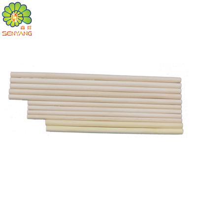 China Factory Price 140*6mm Viable Direct Wooden Manufacturer Bamboo Round Stick for sale