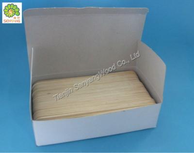 China 140x16x1.6mm CE , ISO Approved Medical Accessories Sterile Wooden Spatula for sale