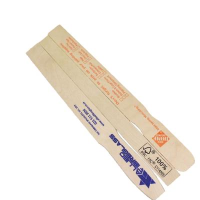 China Mixed Birch Wood Paint Stick With Wood Handle Paint Stirrer for sale