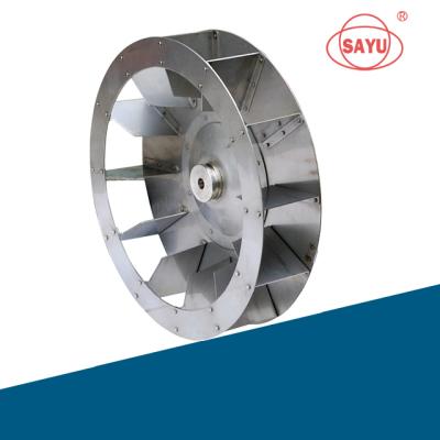 China Used Centrifugal Fan 350mm Stainless Steel Air Blower Fan Wheel Blower Impeller For Furnace for sale