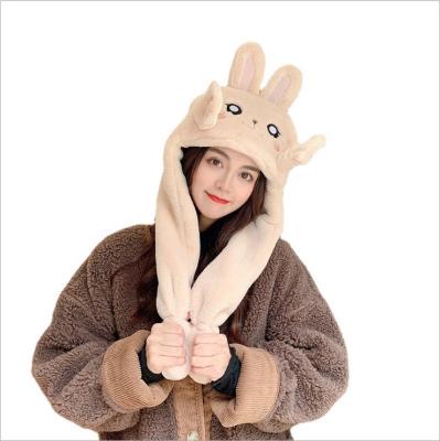 China Soft sweet feeling 2021 new fashion wholesale quality assurance suit winter fashion long hat scarf tied for sale