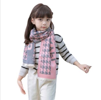 China 2021 New Autumn Winter Spring Children's Korean American European Cashmere Scarf Children Girls Boys Wholesale for sale