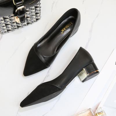 China Casual shoes other big sixe 43 square heel women high quality ladies shoes elegant shoes for sale