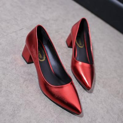 China Other New Arrival Round Toe Party Shoes Women's High Heels Fancy Shoes Ladies Fashion Shoes for sale