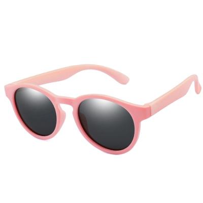 China Fashion Sunglasses Children New Polarized Sunglasses Round Kids Sun Glass Boys Girl Safety Glasses Baby Shades Infant Eyewear UV400 for sale