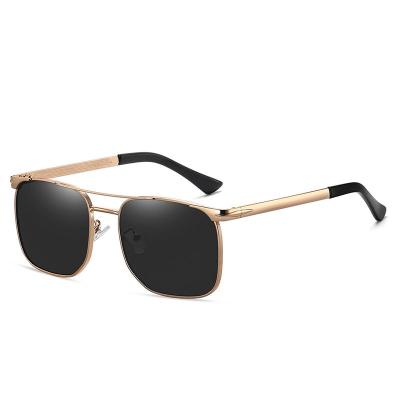 China Classic Fashion Sun Glasses Men Sunglasses Square Driving High Quality Metal Glass Male UV400 Sunglasses Sports Sun Glasses for sale