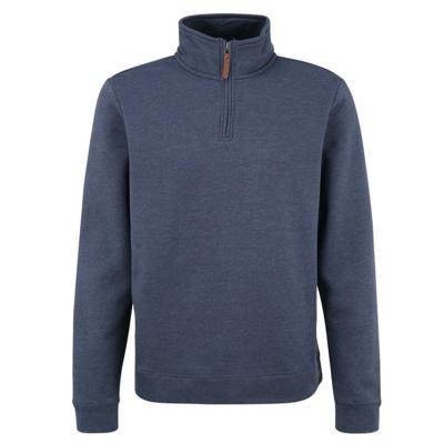 China Street Fleece Fleece Men's Running Fitness Sweatshirt Breathable Quarter Zipper Sweater Design New New for sale