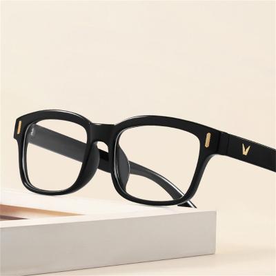 China Anti Gullvine LG8084 Fashion Brand Designer UV400 Protection GlassesFrames Blue Light Rectangle Small Square Glass Frame for sale