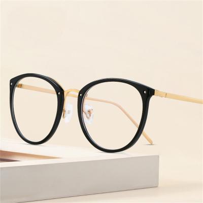 China Anti Gullvine CJ2027 Fashion Brand Designer UV400 Protection GlassesFrames Blue Light Rectangle Small Square Glass Frame for sale