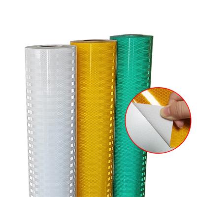 China High Intensity Micro Prismatic Engineering Grade Film Reflective Sheet Film PET Roll for sale